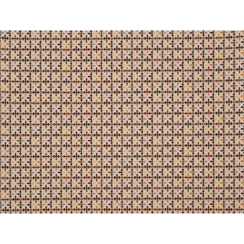 BRUNSCHWIG & FILS - PORTHOS- RED/BLUE - Fabric by the Yard RED/BLUE