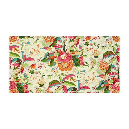 BRUNSCHWIG & FILS - HORSESHOE BAY- PINK/ORANGE - Fabric by the Yard PINK/ORANGE