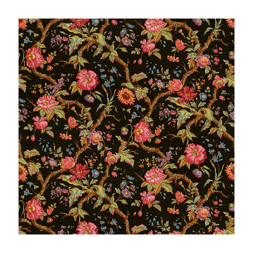BRUNSCHWIG & FILS - ARBRE FLEURI- CHOCOLAT - Fabric by the Yard CHOCOLAT