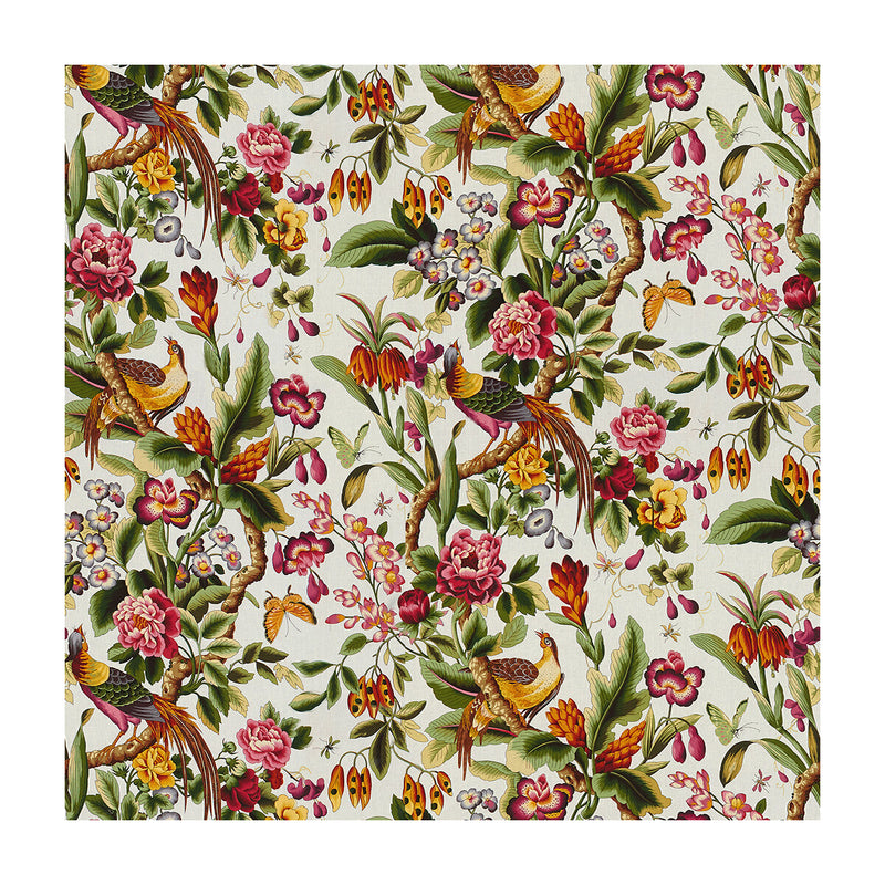 BRUNSCHWIG & FILS - PHEASANS- OR - Fabric by the Yard OR