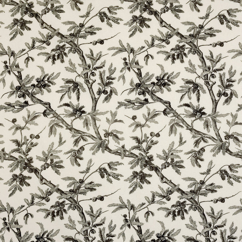 BRUNSCHWIG & FILS - BRANCHES DE PIN- BEIGEGREY - Fabric by the Yard BEIGEGREY