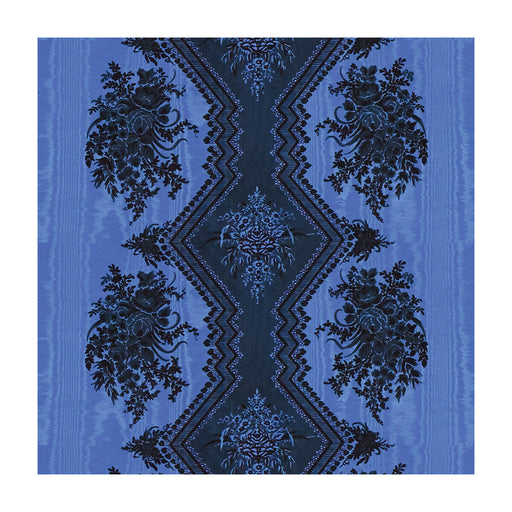 BRUNSCHWIG & FILS - COPPELIA MOIRE- BLEU - Fabric by the Yard BLEU
