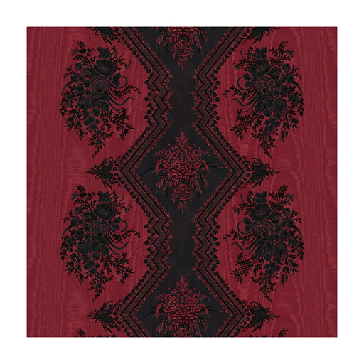 BRUNSCHWIG & FILS - COPPELIA MOIRE- ROUGE - Fabric by the Yard ROUGE