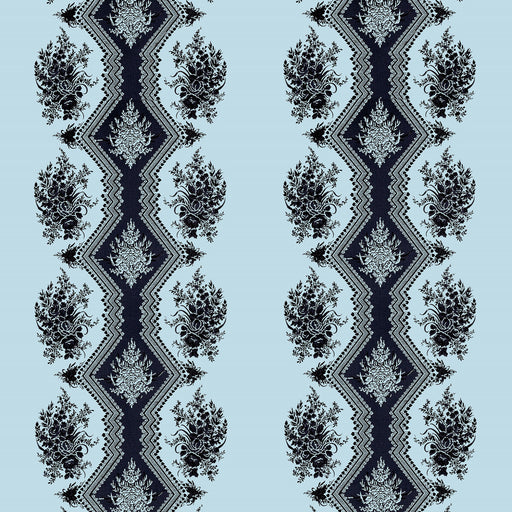 BRUNSCHWIG & FILS - COPPELIA SATIN- CIEL - Fabric by the Yard CIEL