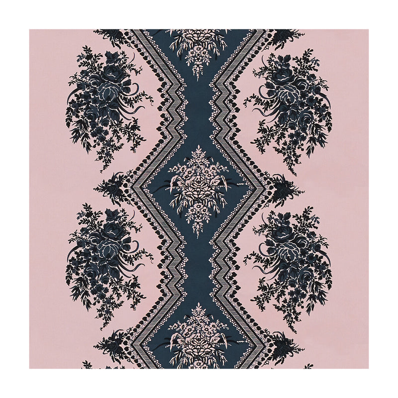 BRUNSCHWIG & FILS - COPPELIA SATIN- ROSE - Fabric by the Yard ROSE