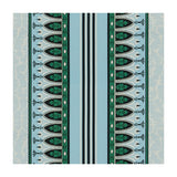 BRUNSCHWIG & FILS - LOLA MONTEZ- EMERALD/AQUA - Fabric by the Yard