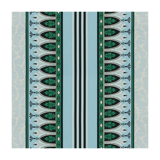 BRUNSCHWIG & FILS - LOLA MONTEZ- EMERALD/AQUA - Fabric by the Yard EMERALD/AQUA