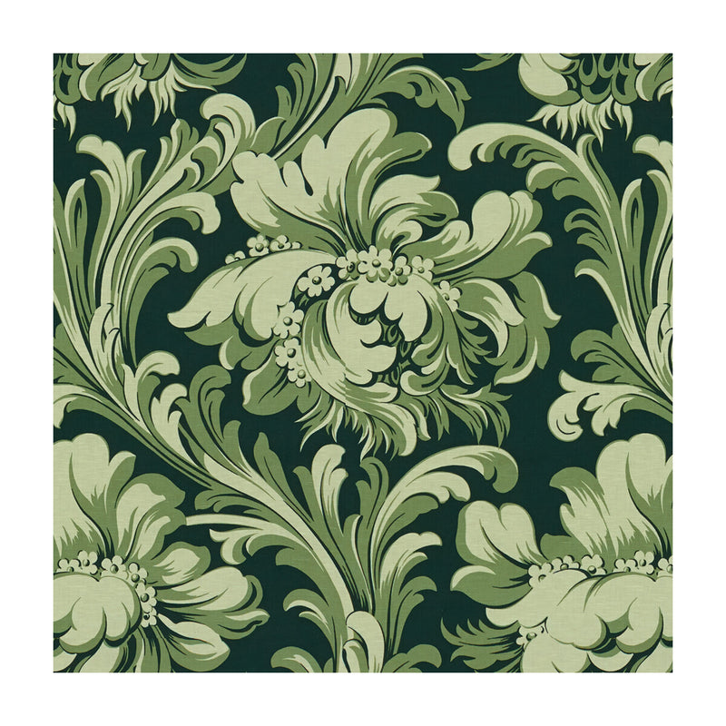 BRUNSCHWIG & FILS - MAC MAHON- VERT - Fabric by the Yard VERT