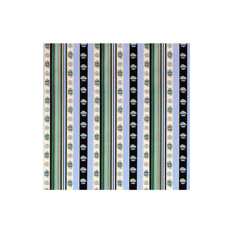 BRUNSCHWIG & FILS - RAYURE MOIRE- VERT - Fabric by the Yard VERT