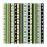 BRUNSCHWIG & FILS - RAYURE PERCALE- VERT - Fabric by the Yard
