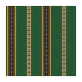 BRUNSCHWIG & FILS - RAYURE BRODERIE- VERT - Fabric by the Yard