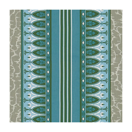 BRUNSCHWIG & FILS - LOLA MONTEZ- BLEU/GREY - Fabric by the Yard BLEU/GREY
