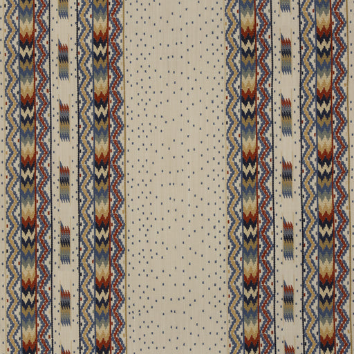 BRUNSCHWIG & FILS - TALAKONA STRIPE- RED/BLUE - Fabric by the Yard RED/BLUE