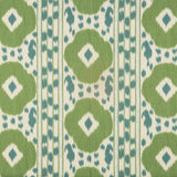 BRUNSCHWIG & FILS - VARKALA PRINT- TEAL/GREEN - Fabric by the Yard