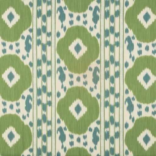 BRUNSCHWIG & FILS - VARKALA PRINT- TEAL/GREEN - Fabric by the Yard TEAL/GREEN