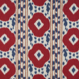 BRUNSCHWIG & FILS - VARKALA PRINT- RED/BLUE - Fabric by the Yard