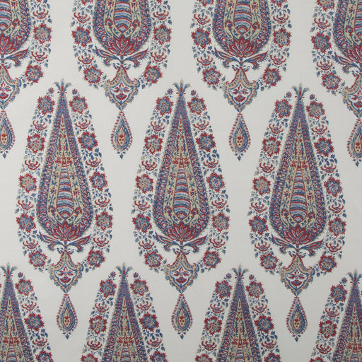 BRUNSCHWIG & FILS - KOMAL PAISLEY- MADDER/BLUE - Fabric by the Yard MADDER/BLUE