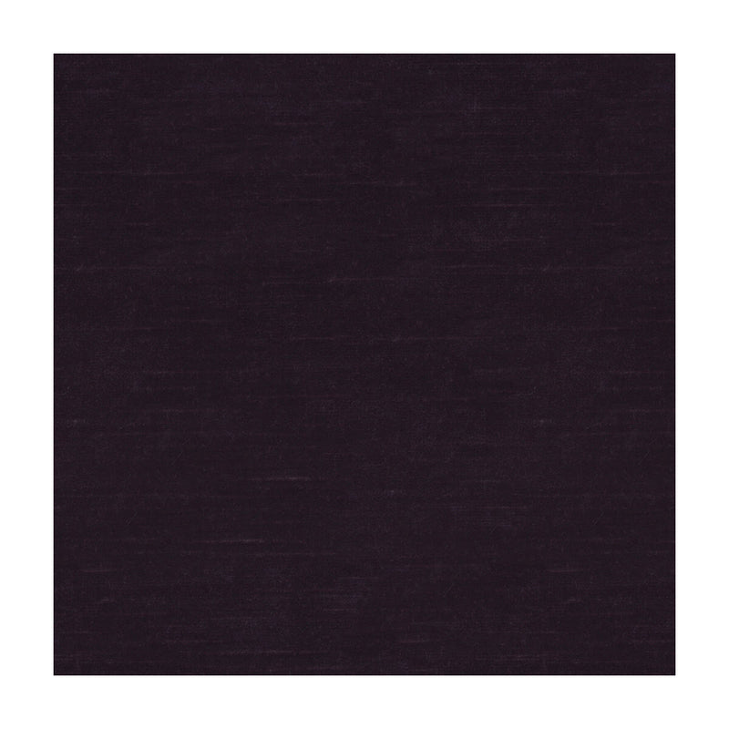 BRUNSCHWIG & FILS - LAZARE VELVET- AUBERGINE - Fabric by the Yard AUBERGINE