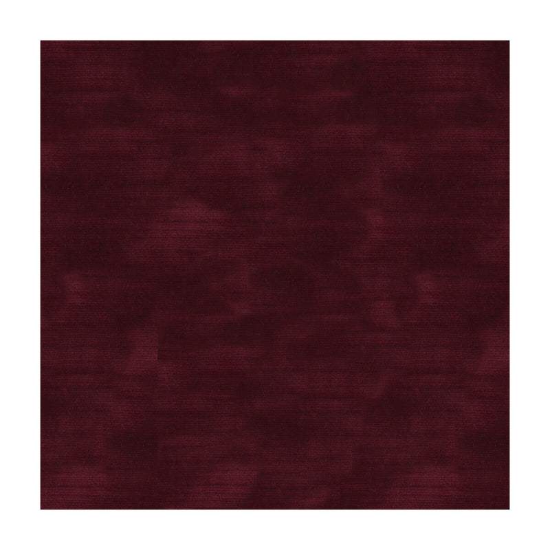 BRUNSCHWIG & FILS - LAZARE VELVET- BURGUNDY - Fabric by the Yard BURGUNDY