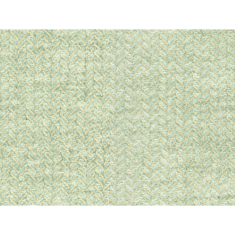 BRUNSCHWIG & FILS - MOTTARET CHENILLE- AQUA - Fabric by the Yard AQUA
