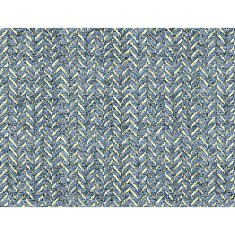 BRUNSCHWIG & FILS - MOTTARET CHENILLE- BLUE - Fabric by the Yard BLUE