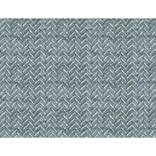 BRUNSCHWIG & FILS - MOTTARET CHENILLE- BLUE - Fabric by the Yard BLUE