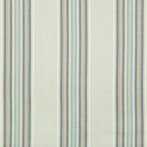 BRUNSCHWIG & FILS - VERDON STRIPE- SEA/BLUE - Fabric by the Yard SEA/BLUE