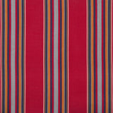 BRUNSCHWIG & FILS - VERDON STRIPE- RED/NAVY - Fabric by the Yard
