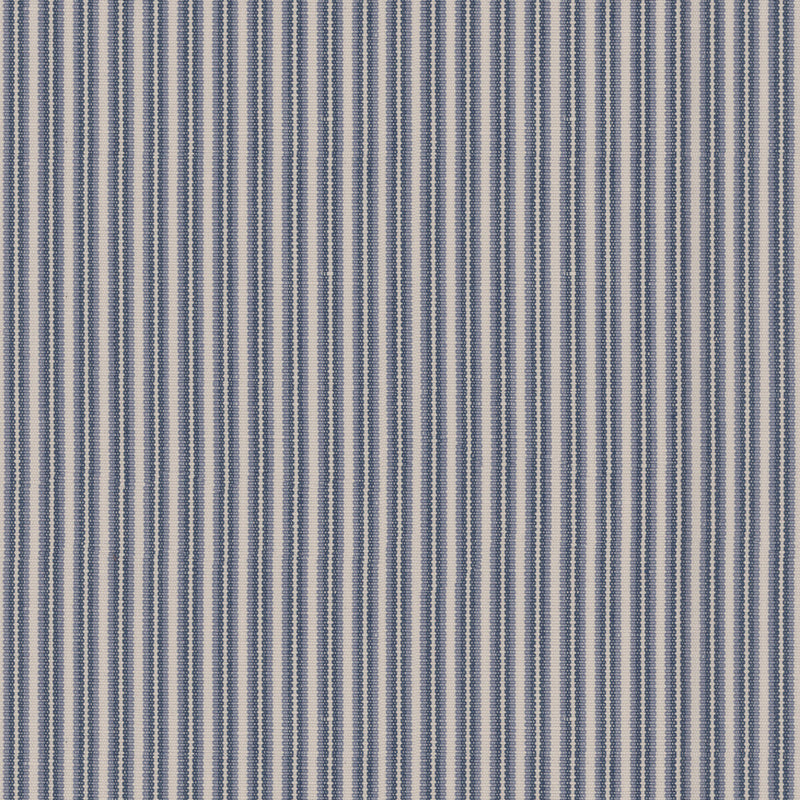 BRUNSCHWIG & FILS - CHAMAS STRIPE- INDIGO - Fabric by the Yard INDIGO