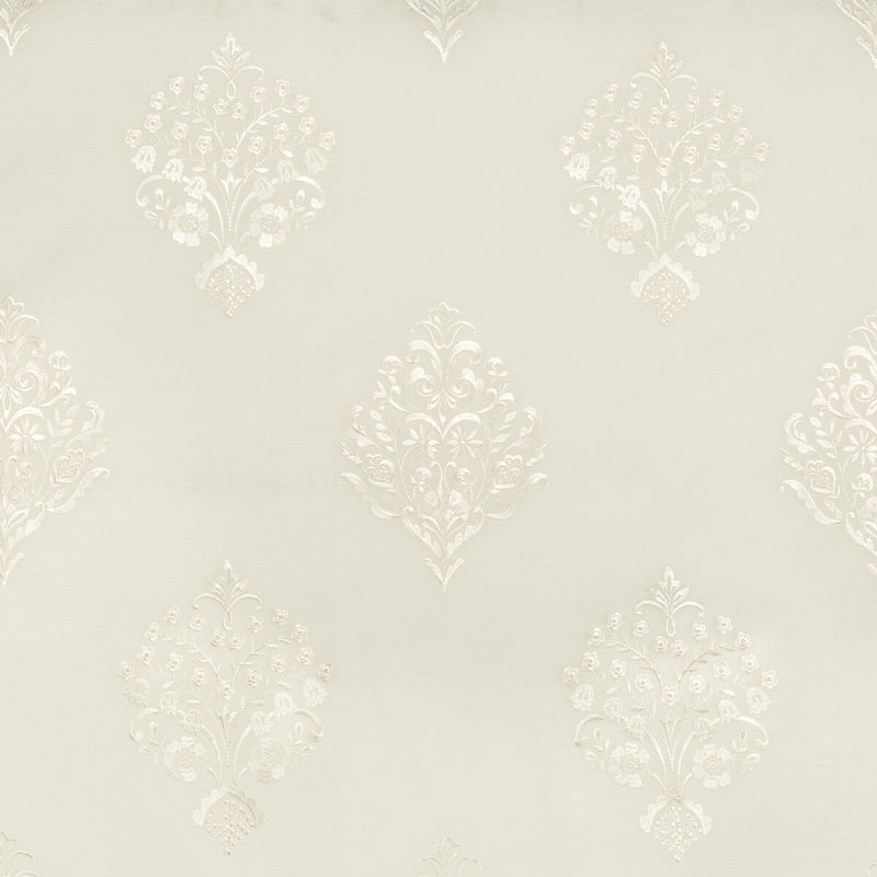 BRUNSCHWIG & FILS - CATULLE SHEER- WHITE - Fabric by the Yard WHITE