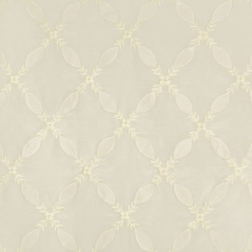 BRUNSCHWIG & FILS - OLIVEIRA SHEER- WHITE - Fabric by the Yard WHITE