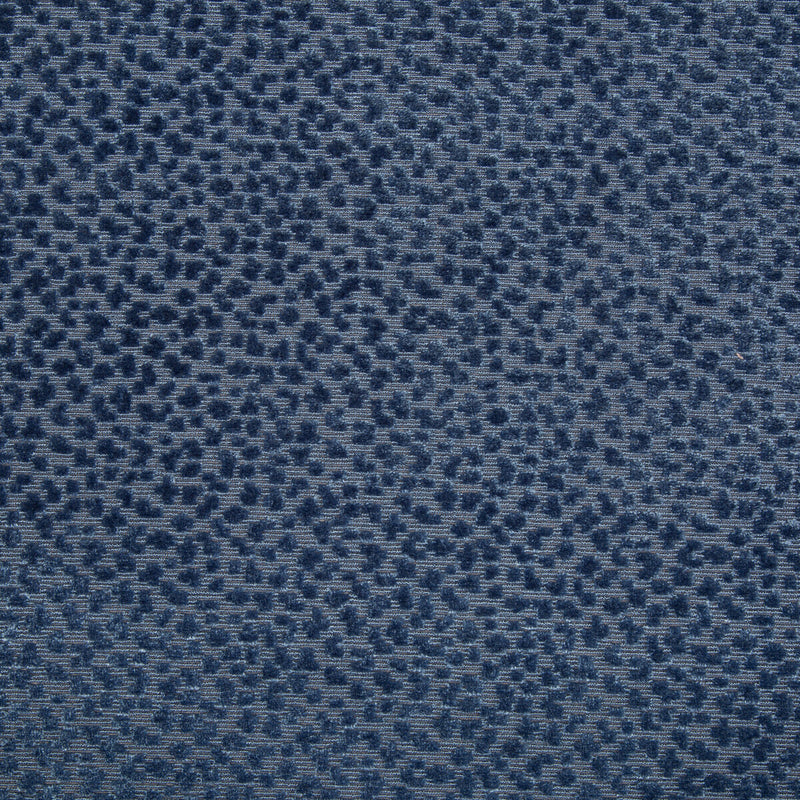 BRUNSCHWIG & FILS - LA PANTHERE VELVET- BLUE - Fabric by the Yard BLUE