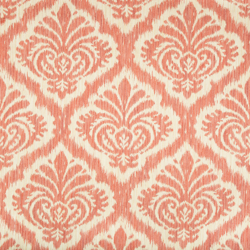 BRUNSCHWIG & FILS - DURBAR TAIT STRIE II- ROSE - Fabric by the Yard ROSE