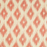 BRUNSCHWIG & FILS - VICEROY STRIE II- ROSE - Fabric by the Yard