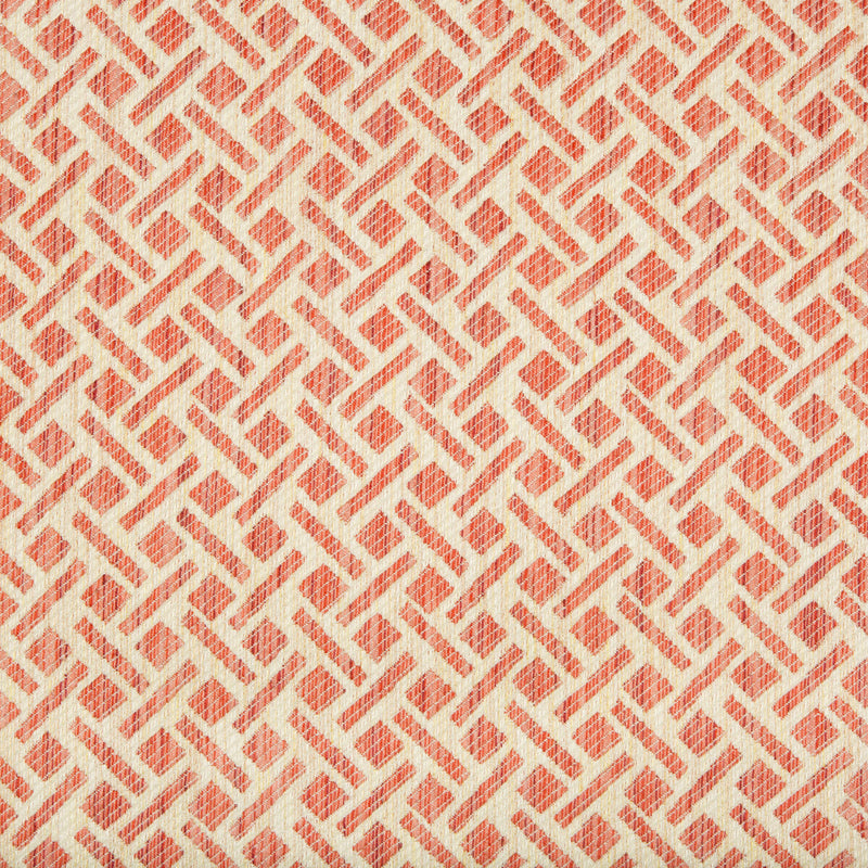 BRUNSCHWIG & FILS - COMTE STRIE- ROSE - Fabric by the Yard ROSE