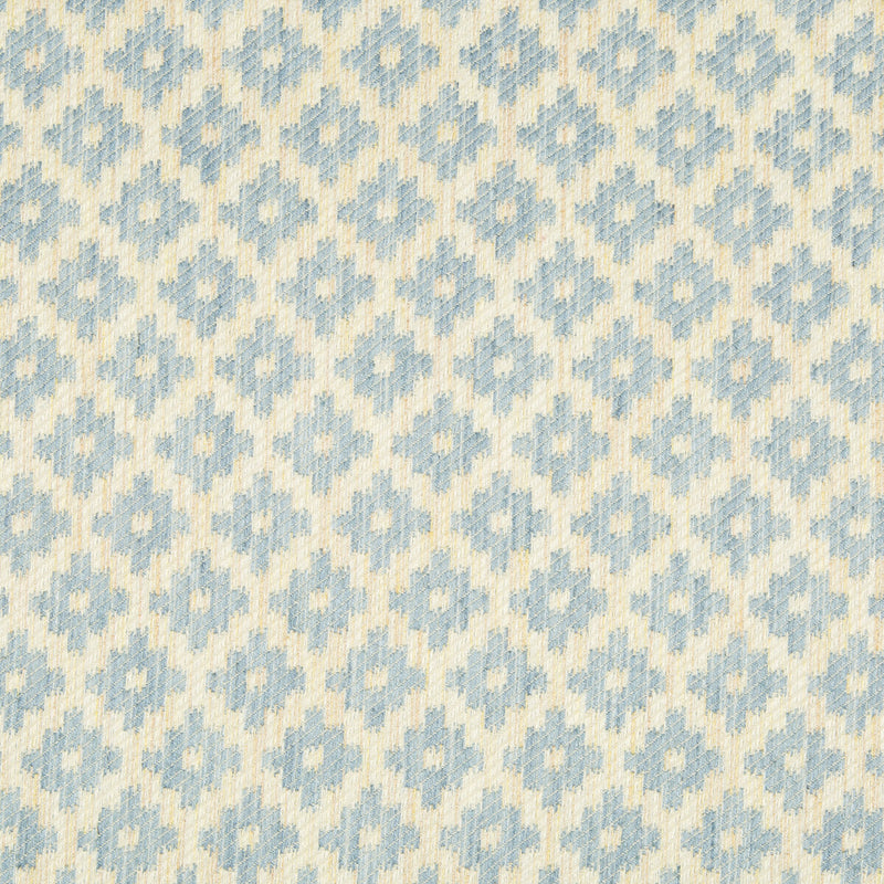 BRUNSCHWIG & FILS - BARONET STRIE- SKY - Fabric by the Yard SKY
