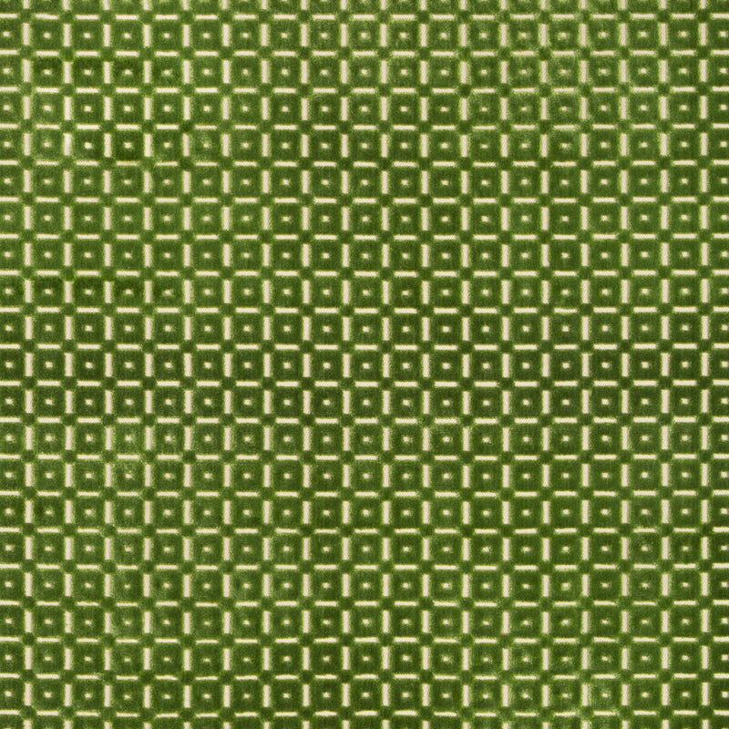 BRUNSCHWIG & FILS - SAVANNE VELVET- LEAF - Fabric by the Yard LEAF