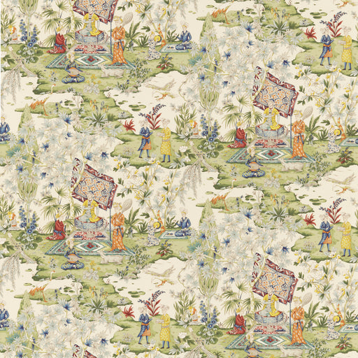 BRUNSCHWIG & FILS - LODI GARDEN PRINT- IVORY - Fabric by the Yard IVORY