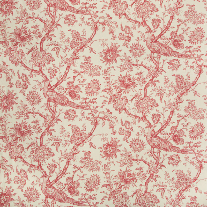 BRUNSCHWIG & FILS - CEVENNES PRINT- RED - Fabric by the Yard RED