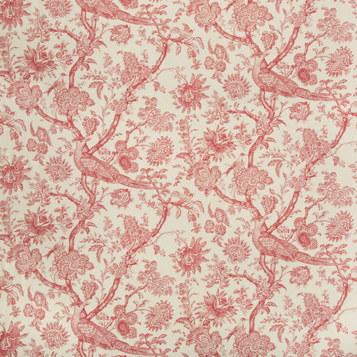 BRUNSCHWIG & FILS - CEVENNES PRINT- RED - Fabric by the Yard RED