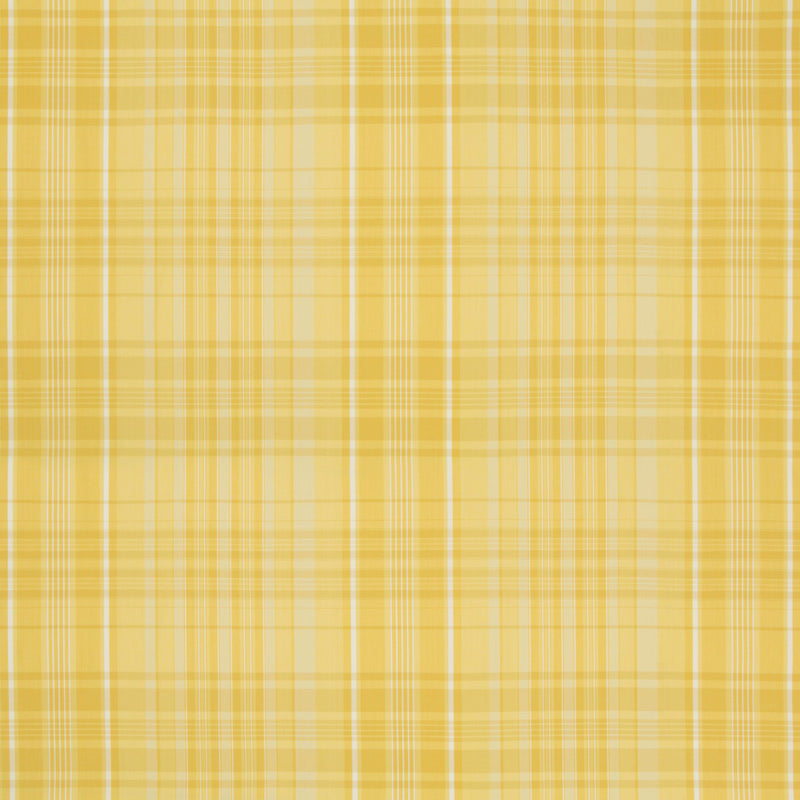 BRUNSCHWIG & FILS - GUERNSEY CHECK- YELLOW - Fabric by the Yard YELLOW