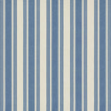 BRUNSCHWIG & FILS - COLMAR STRIPE- FRENCH BLUE - Fabric by the Yard