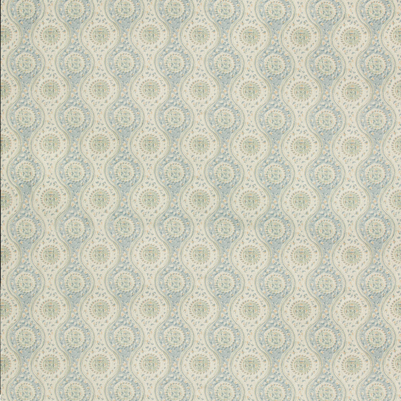 BRUNSCHWIG & FILS - NADARI PRINT- SKY/AQUA - Fabric by the Yard SKY/AQUA