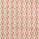 BRUNSCHWIG & FILS - NADARI PRINT- RED/BEIGE - Fabric by the Yard