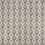 BRUNSCHWIG & FILS - NADARI PRINT- BLUE/RED - Fabric by the Yard