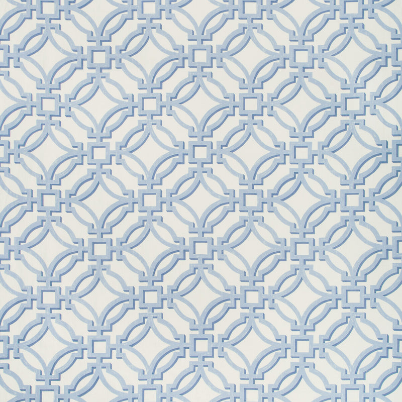 BRUNSCHWIG & FILS - SALVY PRINT- DELFT - Fabric by the Yard DELFT