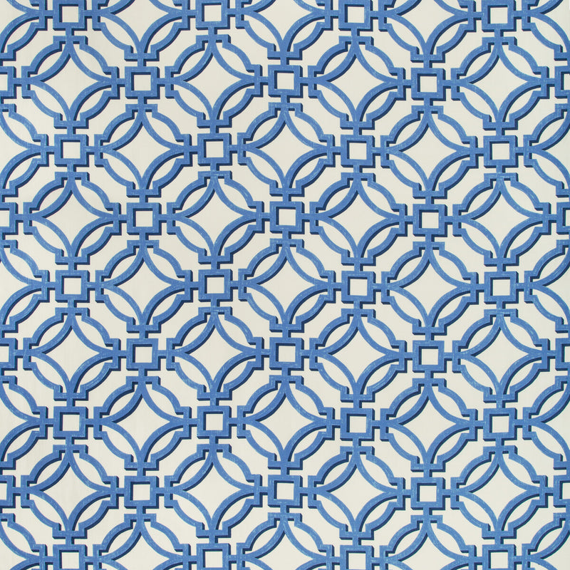 BRUNSCHWIG & FILS - SALVY PRINT- PORCELAIN - Fabric by the Yard PORCELAIN