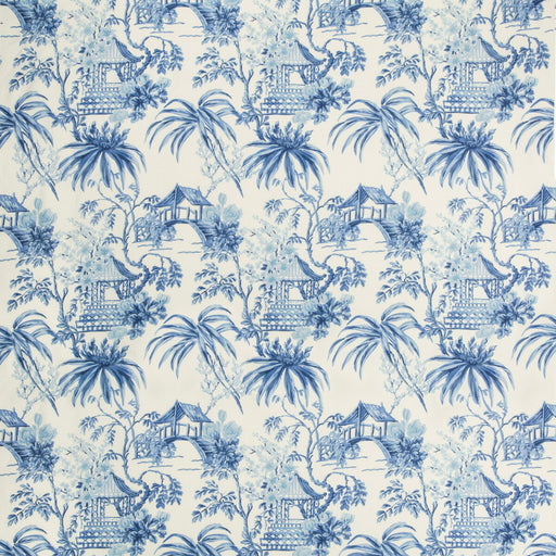BRUNSCHWIG & FILS - TONGLI PRINT- PORCELAIN - Fabric by the Yard PORCELAIN