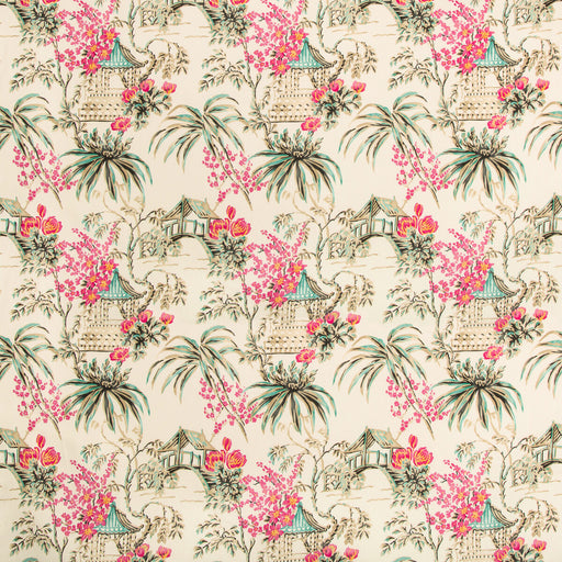 BRUNSCHWIG & FILS - TONGLI PRINT- PEONY - Fabric by the Yard PEONY
