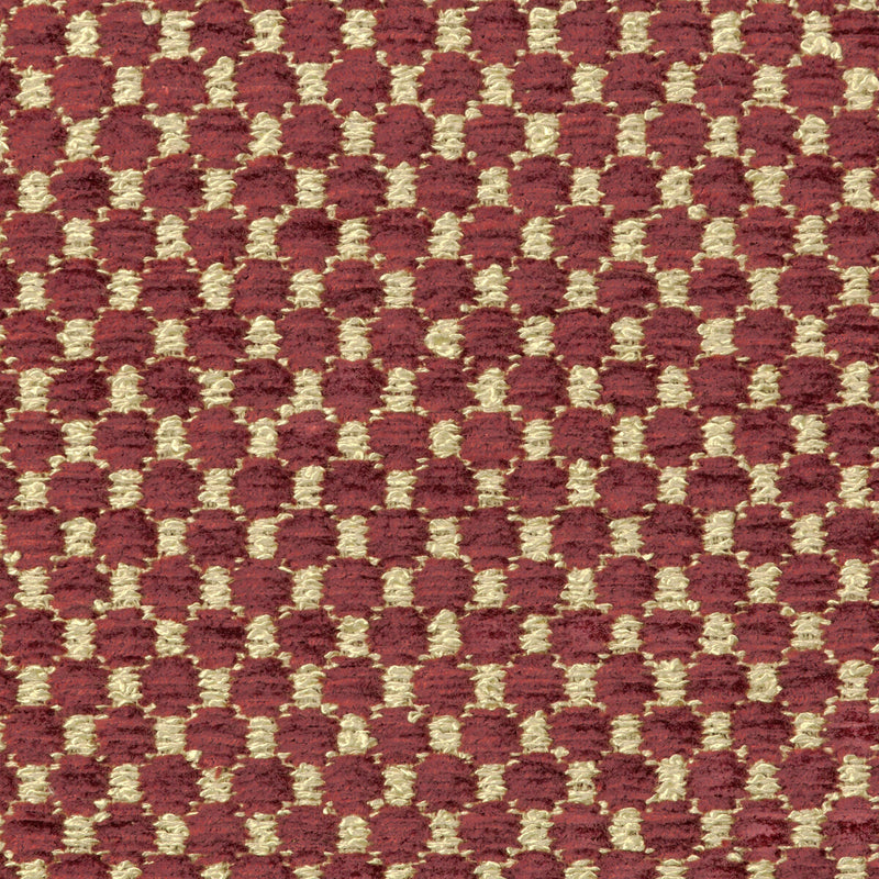 BRUNSCHWIG & FILS - ECRINS TEXTURE- RUBY - Fabric by the Yard RUBY